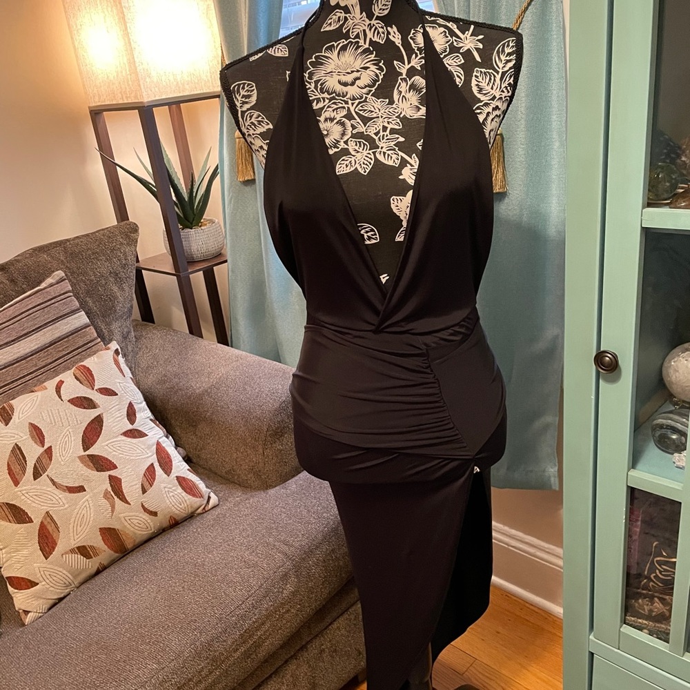 Black Silk Dress